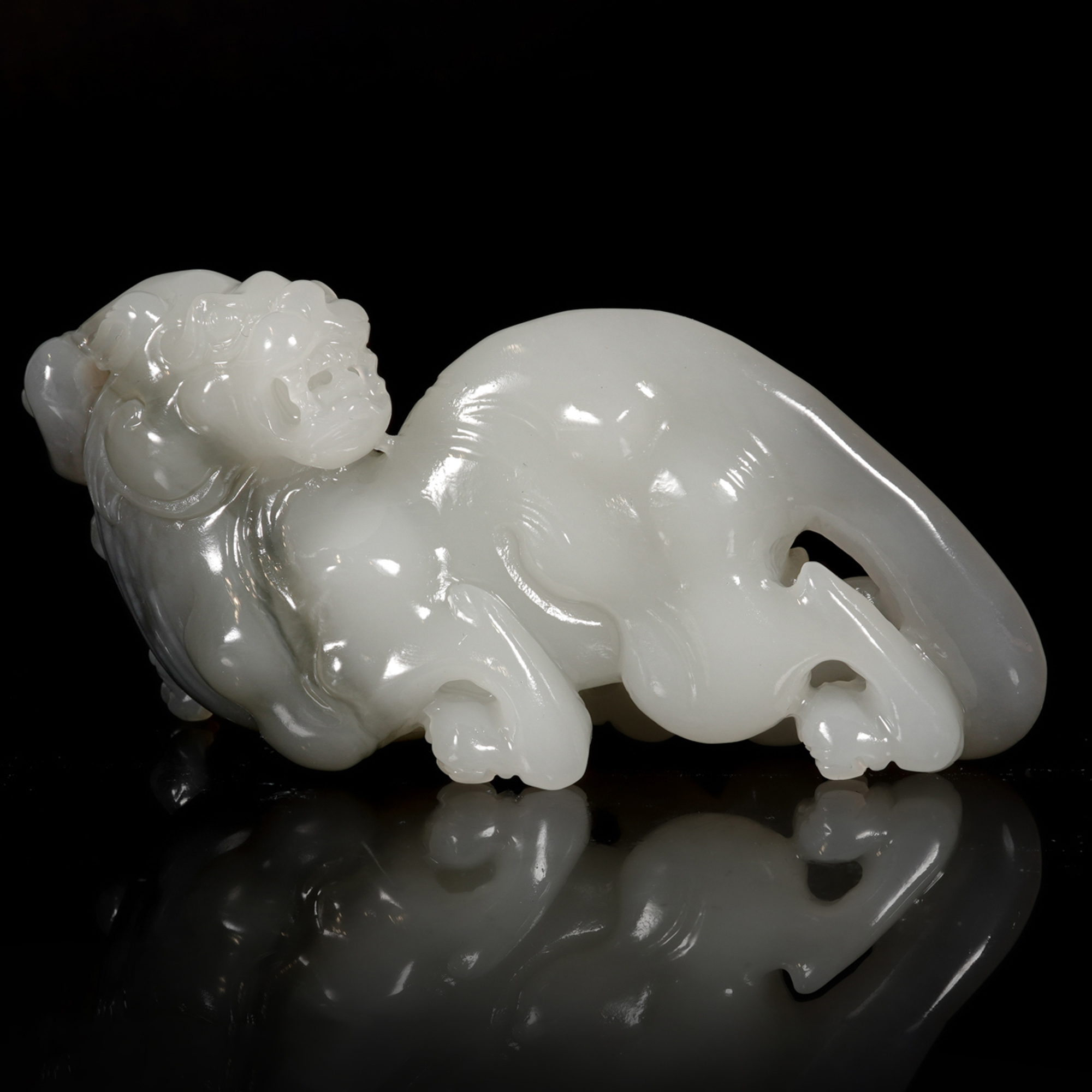 LOT.021和田玉瑞兽/X2069