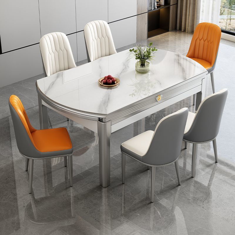 【96%好评率】2025餐桌椅现代简约方圆伸缩电磁炉餐桌轻奢小户型客