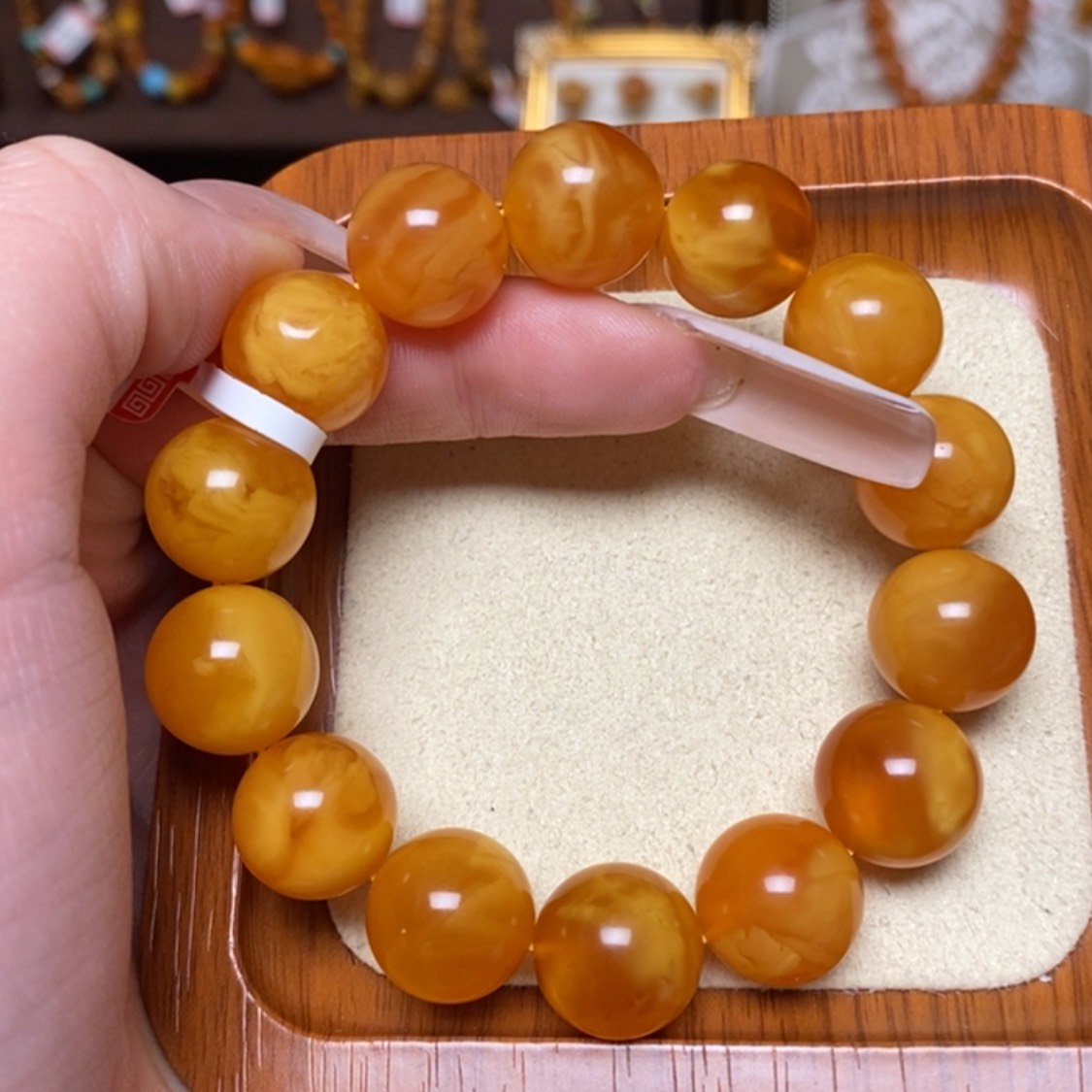 【闪购商品】手链蜜蜡未镶嵌手串