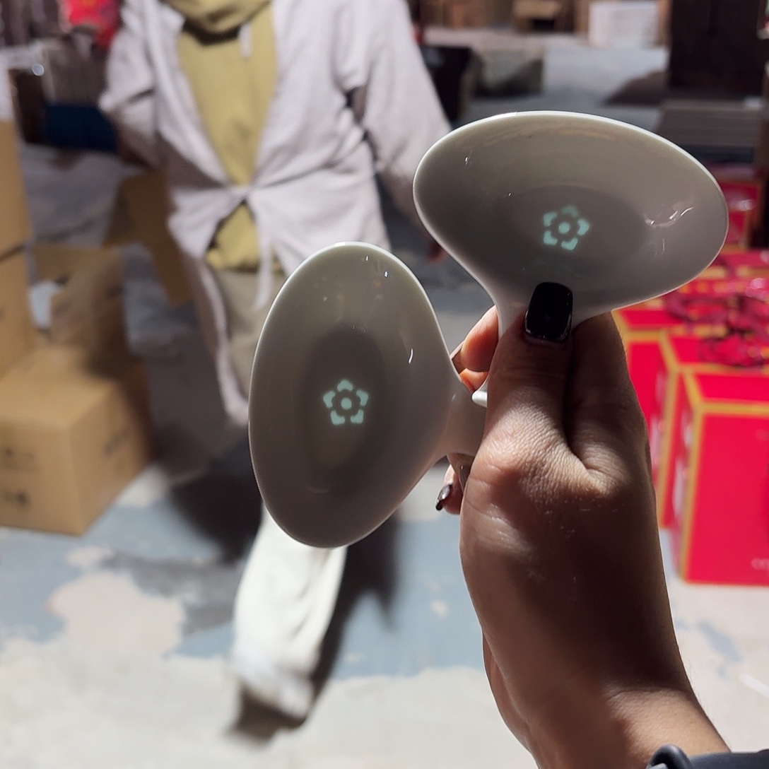 景德镇调理碟两个微瑕