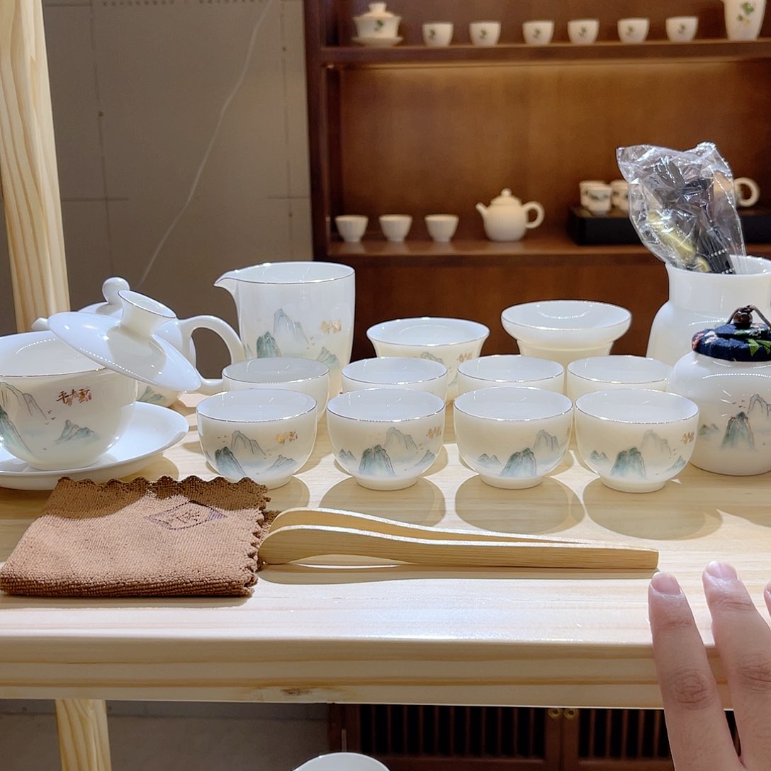 瓷片羊脂玉瓷羊脂玉瓷