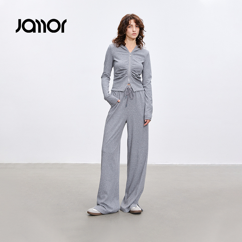 Jamor时尚修身显瘦休闲套装2025春秋JAA561327