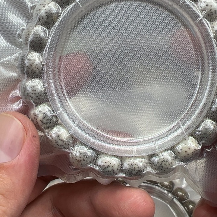 星月菩提手串6练手糯冰石玉星月菩提单圈1.0