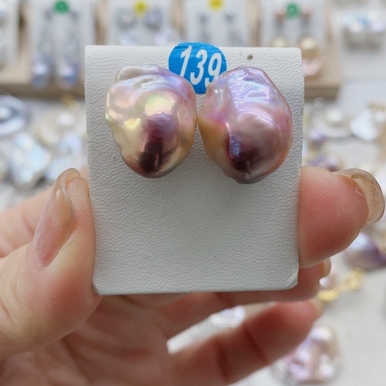 【闪购商品】淡水珍珠耳饰银S925镶嵌