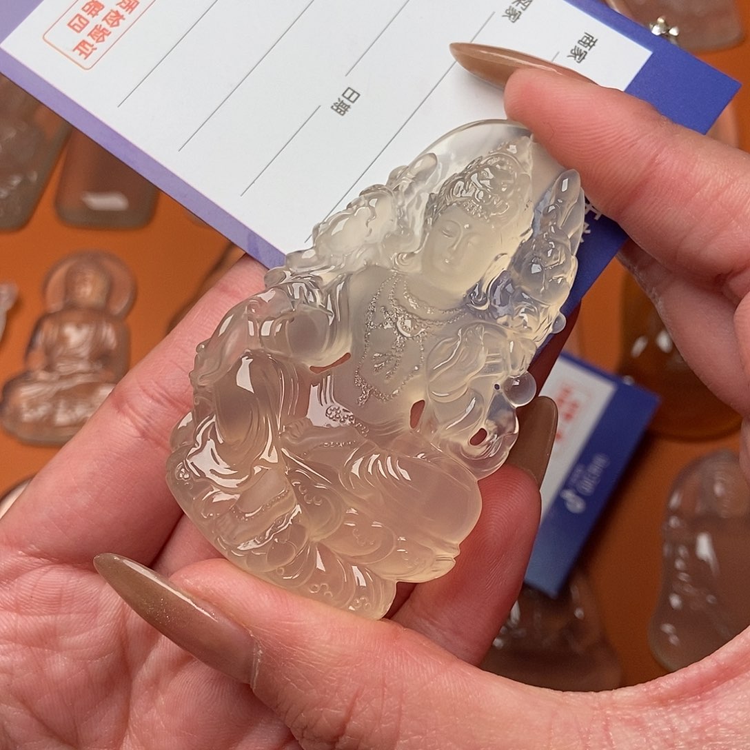 玛瑙/玉髓颈饰未镶嵌承*