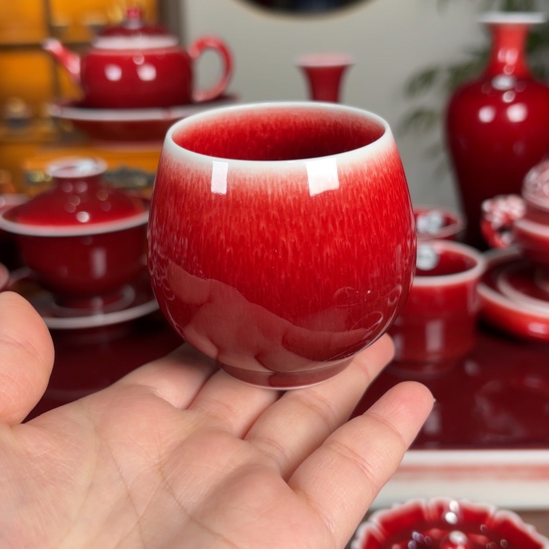 杯子景德镇高温原矿釉