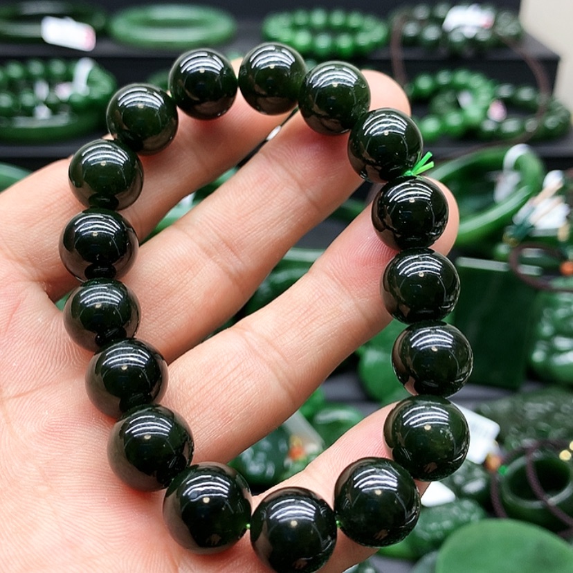 【闪购商品】和田玉（碧玉）手链未镶嵌