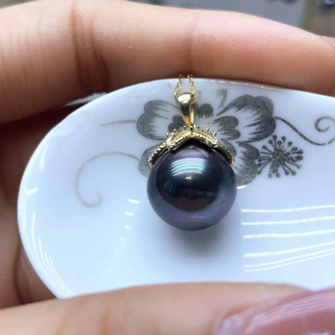 海水珍珠颈饰银S925镶嵌