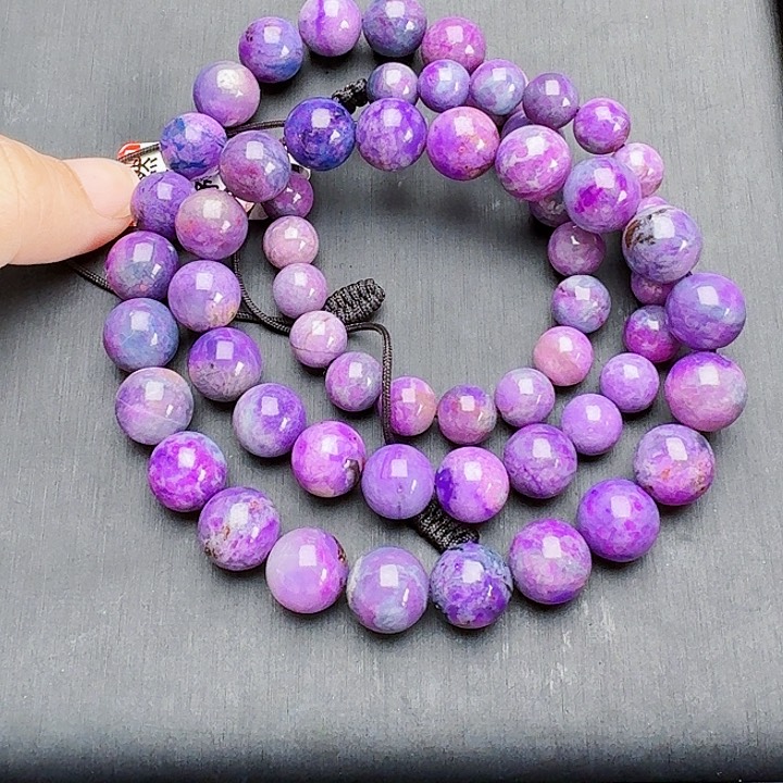 苏纪石（舒俱来）颈饰未镶嵌项链