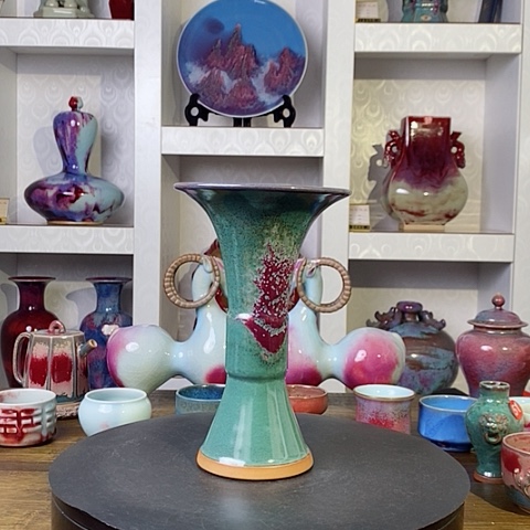 摆件禹州神后钧瓷原产地~