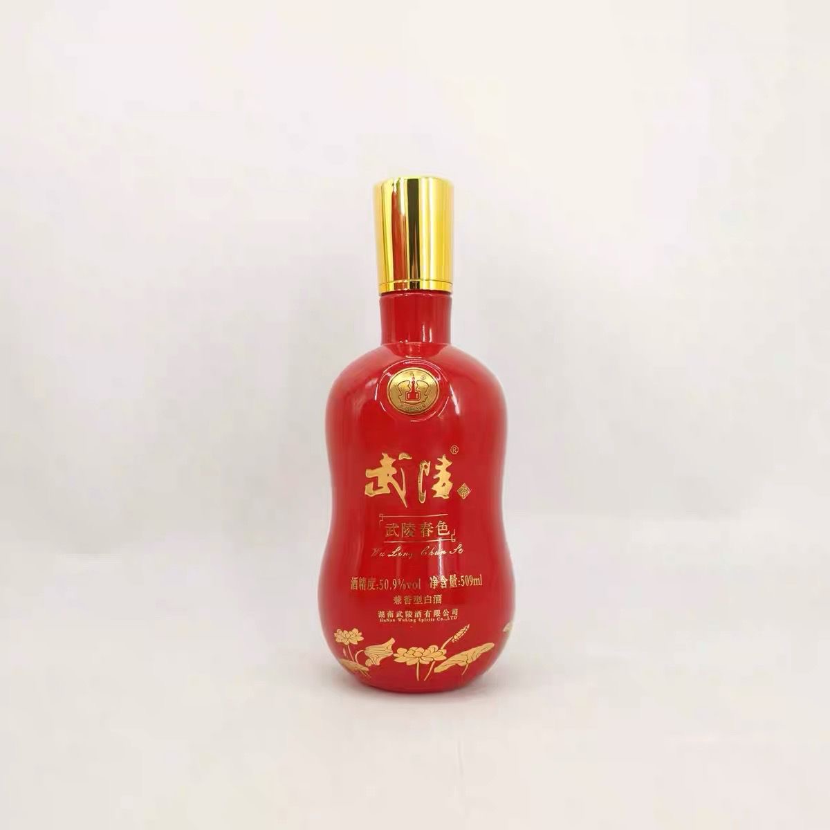 武陵酒春色光瓶浓酱兼香型50.9度509ml*1瓶【老酒精选】50.9度509ml