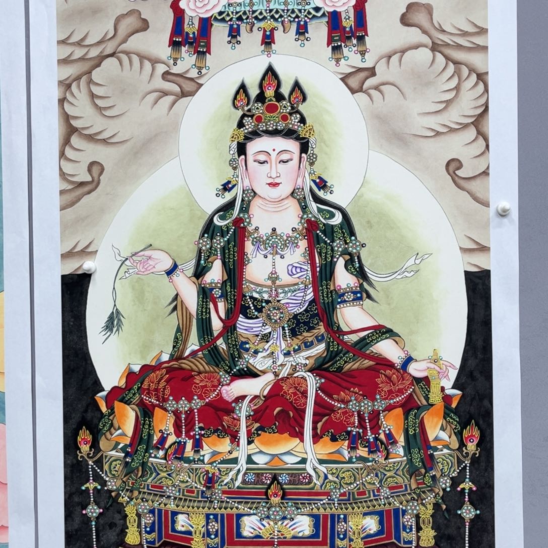 影***响国画影响坐像观音链接链接