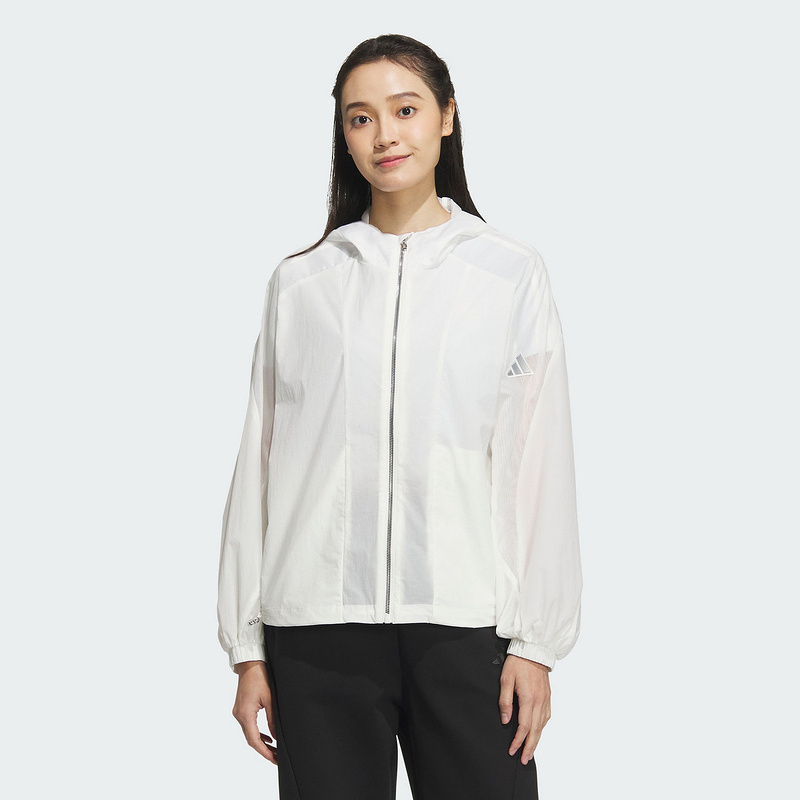 adidas阿迪女子轻薄外套MT WV JKT户外休闲连帽运动外套JZ1682