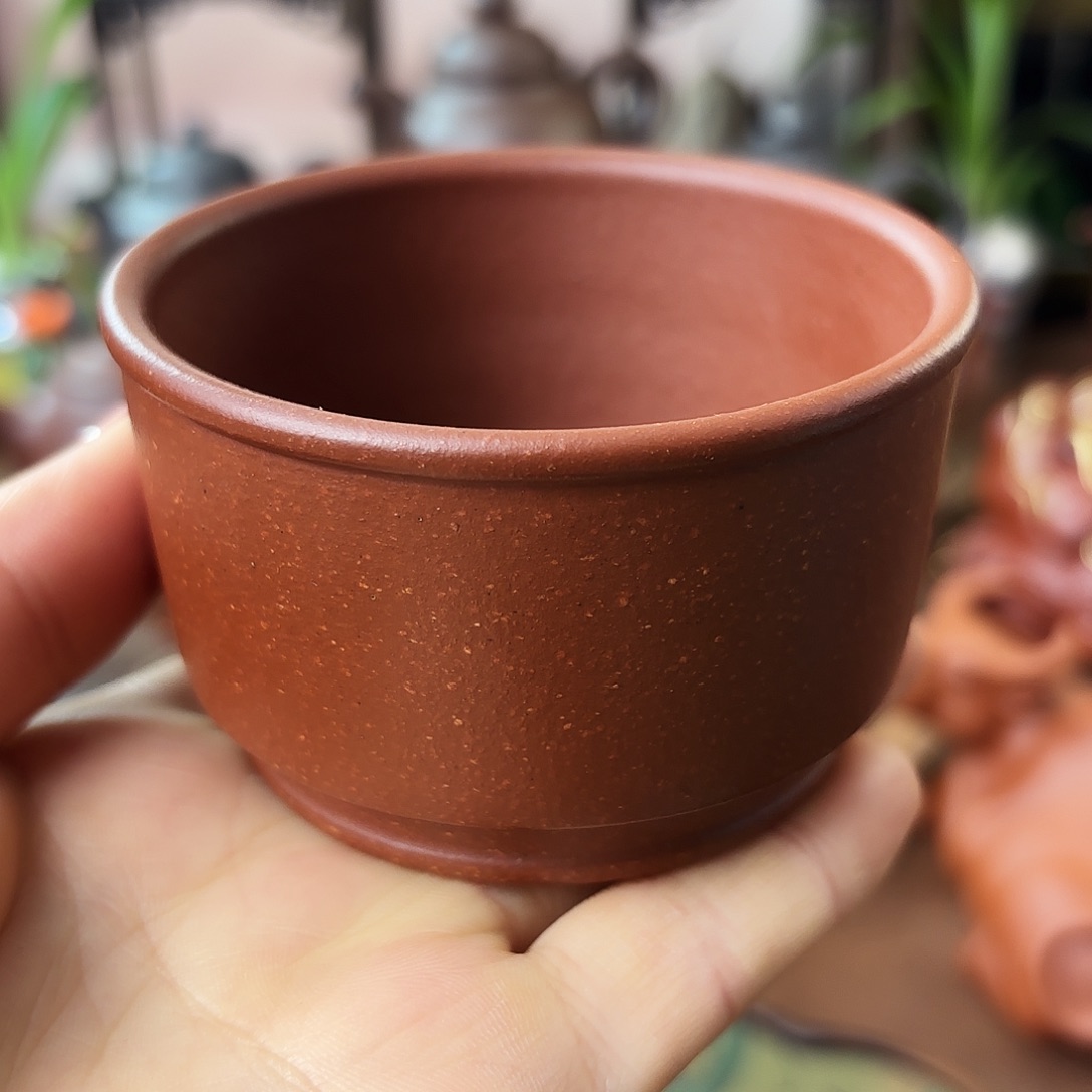 紫砂茶壶主人杯底槽清汉君杯120cc