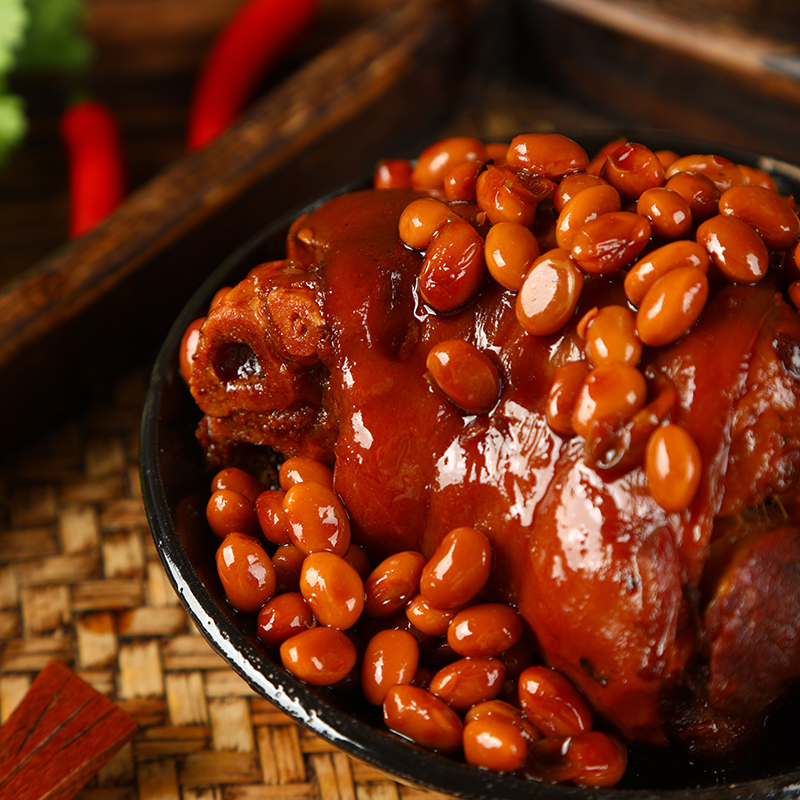 周庄万三蹄肘子蹄髈600克黄豆蹄髈+500克卤味蹄髈