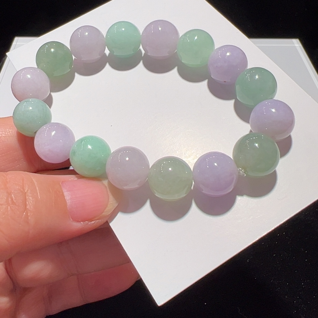 翡翠未镶嵌颈饰手串