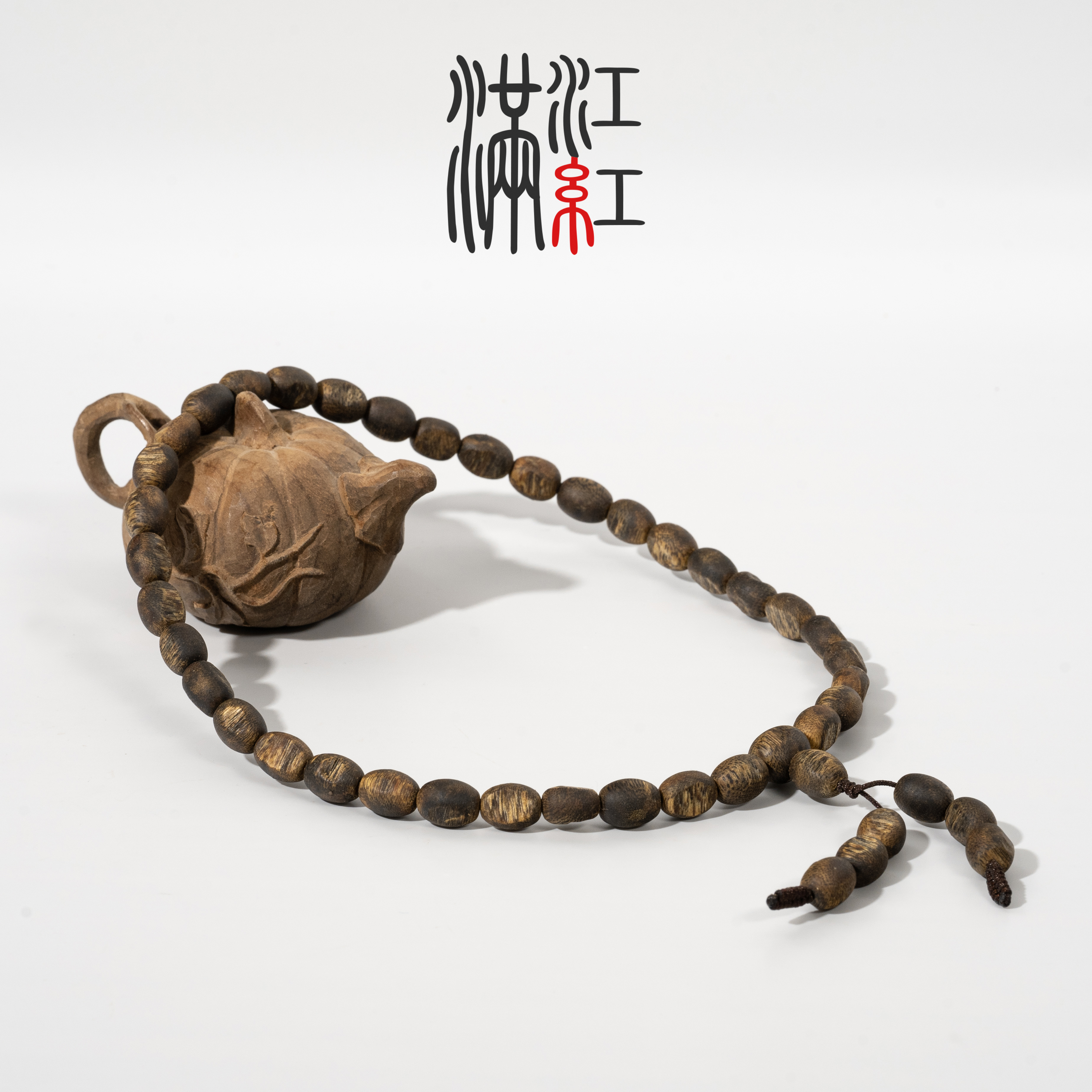 满江红 沉香手串尖峰岭瘤疤料/随型卡8双圈沉水浮多样性发一MC178