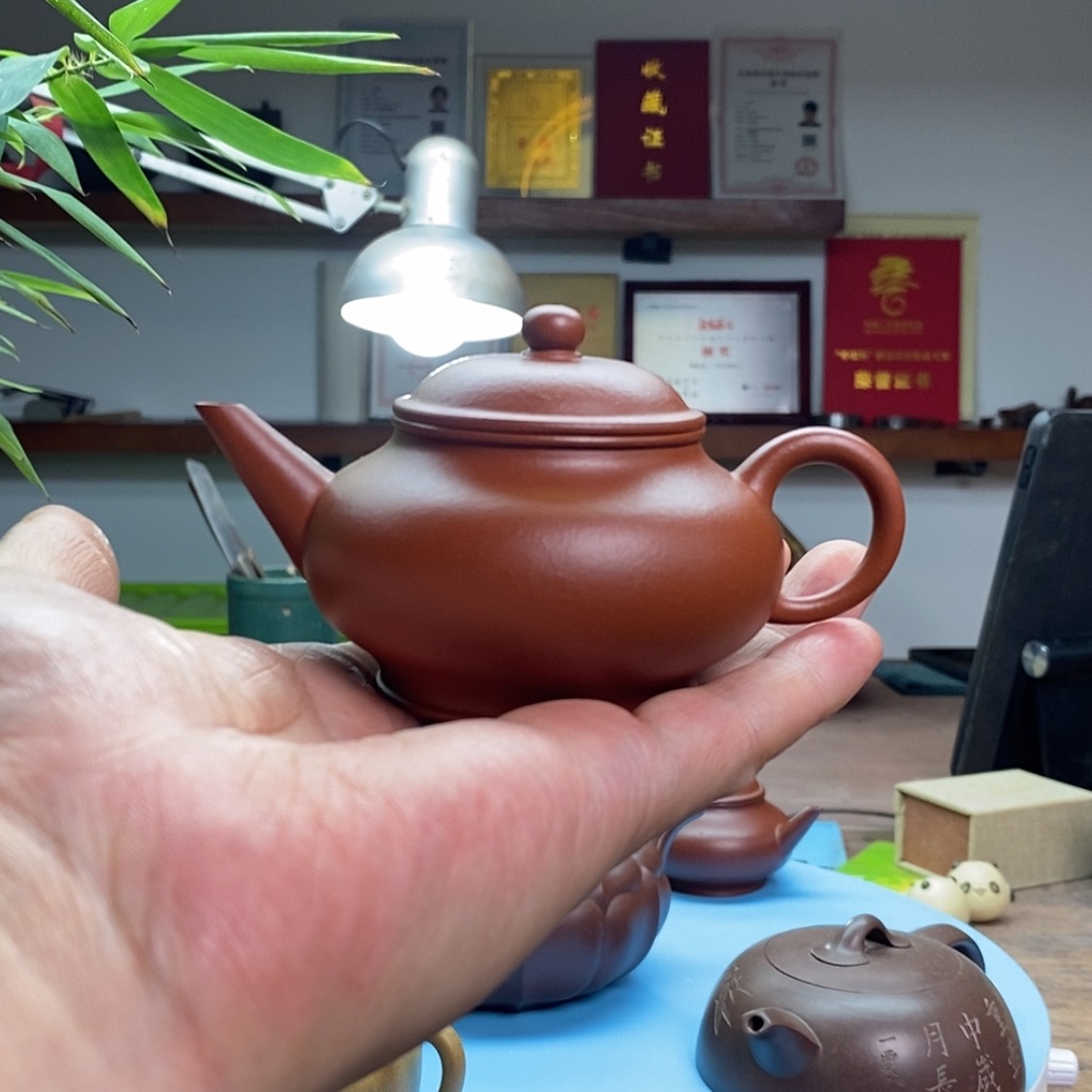 【闪购商品】茶壶朱泥水平:120CC裴佳文:国工