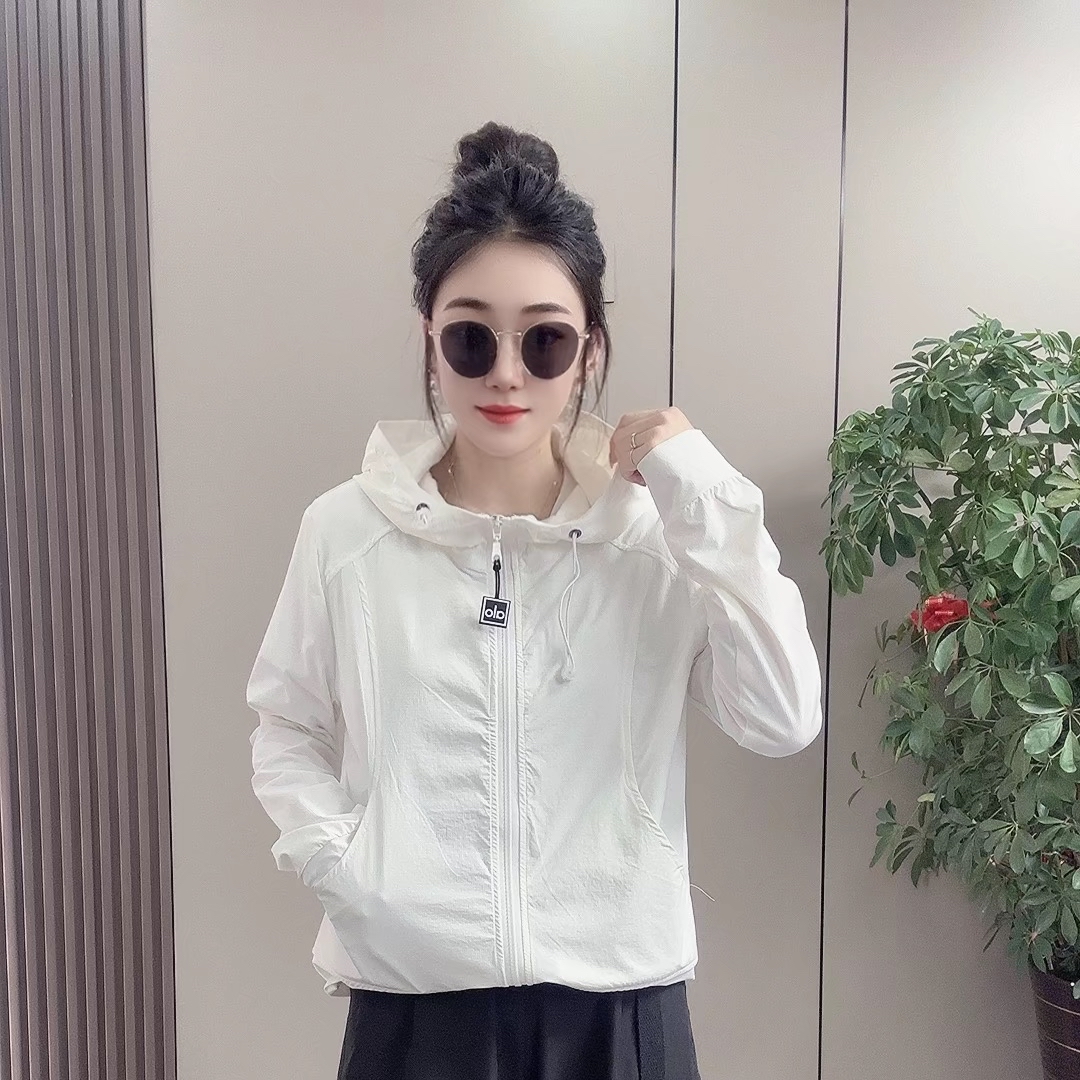 《亦朵冰感防晒》夏季微弹冰感防晒休闲连帽外套7739#运动宽松百搭