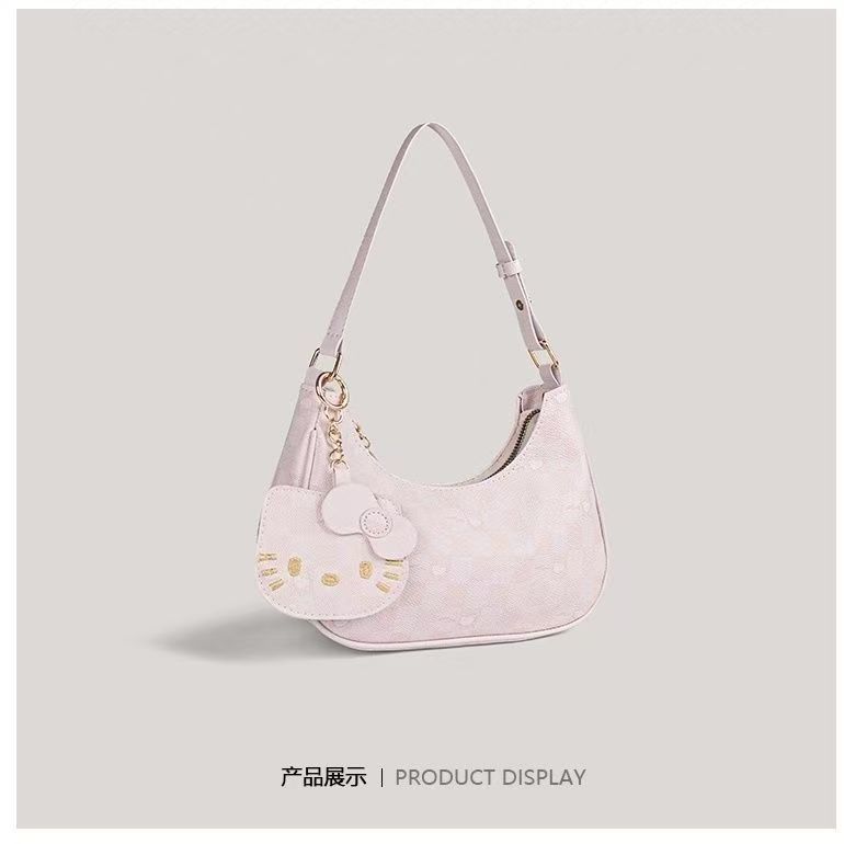 KITTY猫腋下包粉色