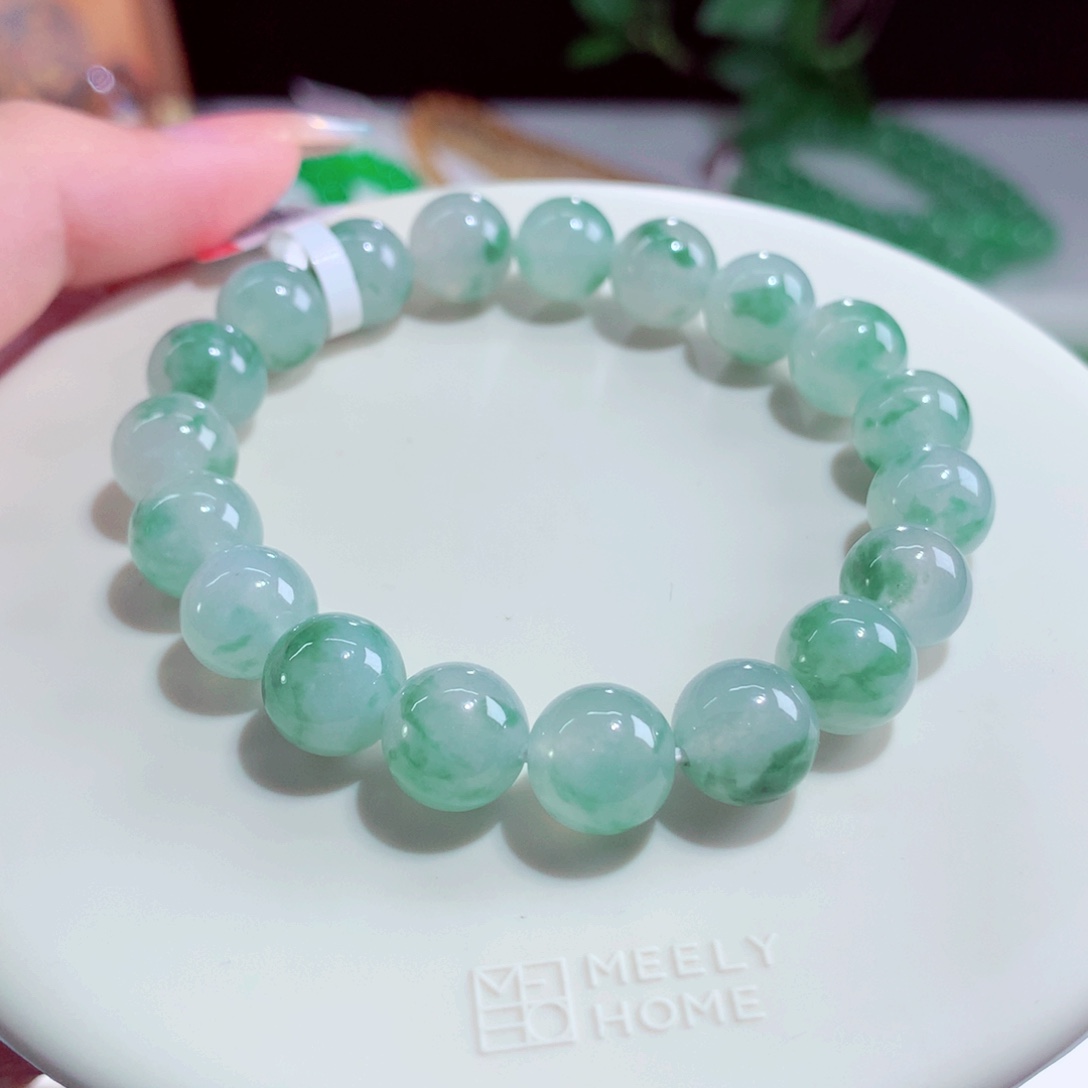 未镶嵌手链翡翠卡10+