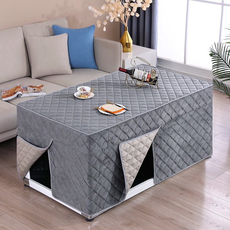 【餐桌加高】长方形餐桌烤火桌子罩套电炉取暖桌布罩加厚茶几烤火被