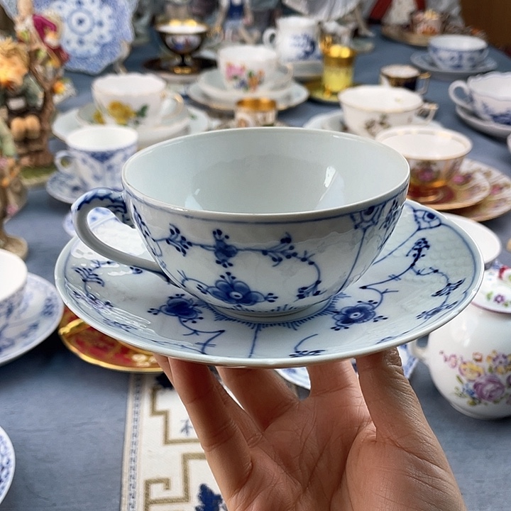 中古欧瓷瓷器小房子