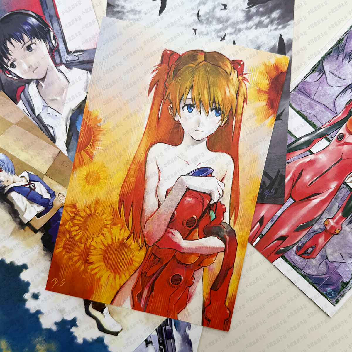 【正版EVA 日谷】贞本义行原画明信片新世纪福音战士/天鹰战士