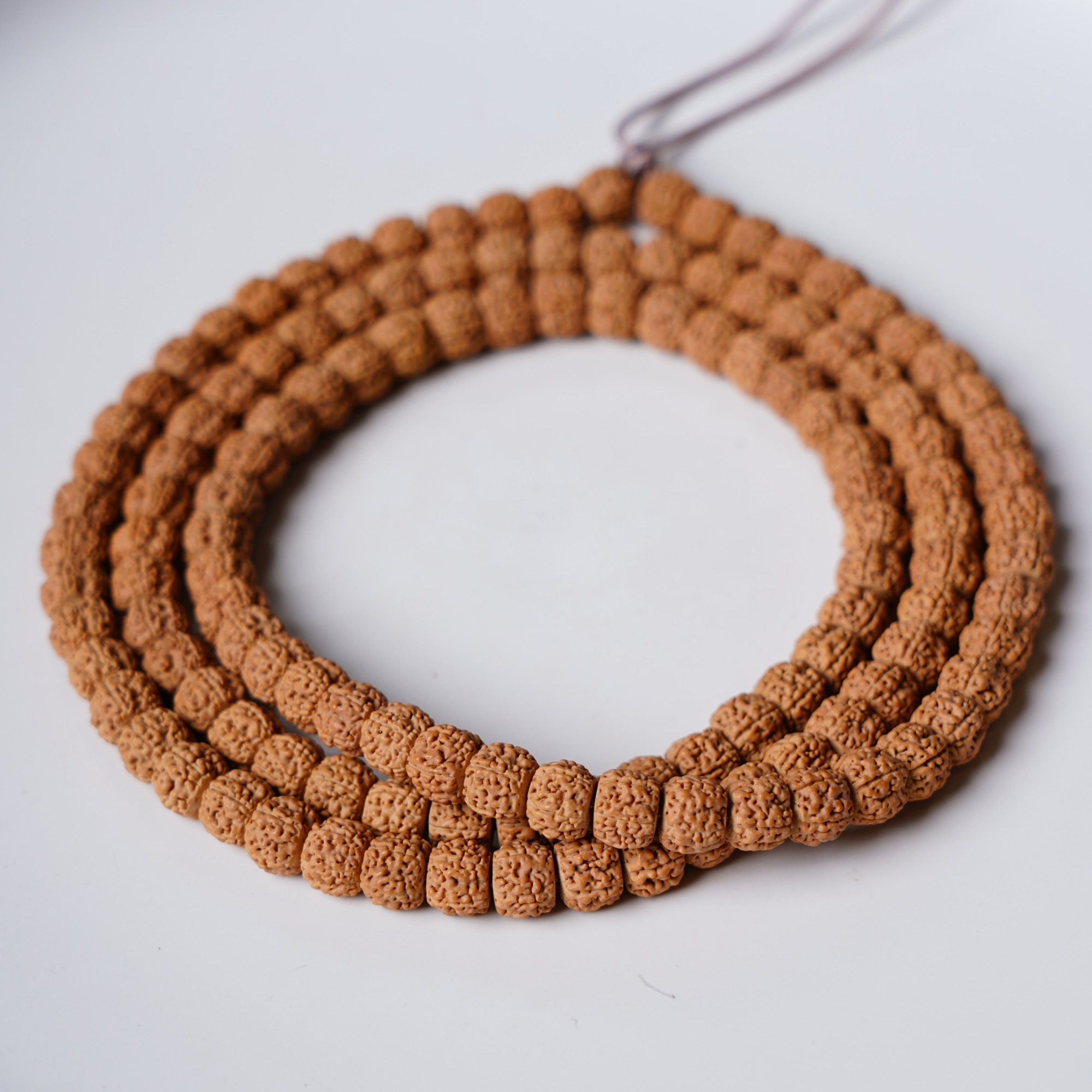 A365藏式麦穗长串小金刚菩提文玩手串尺寸7-8+mm