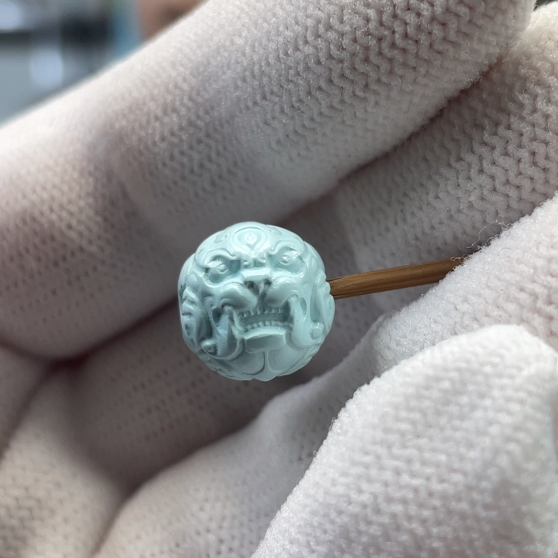 绿松石未镶嵌挂件