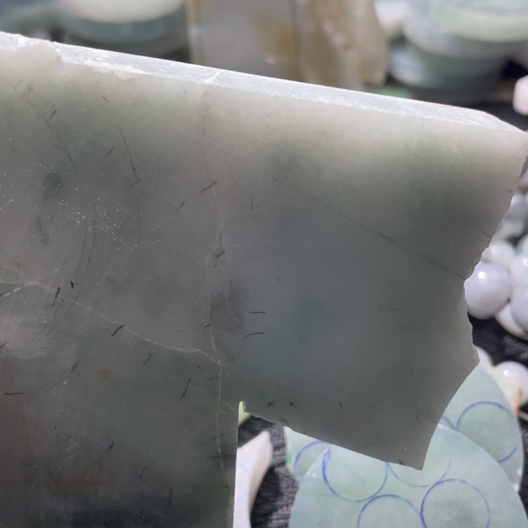 定制翡翠未镶嵌卡13珠子一串