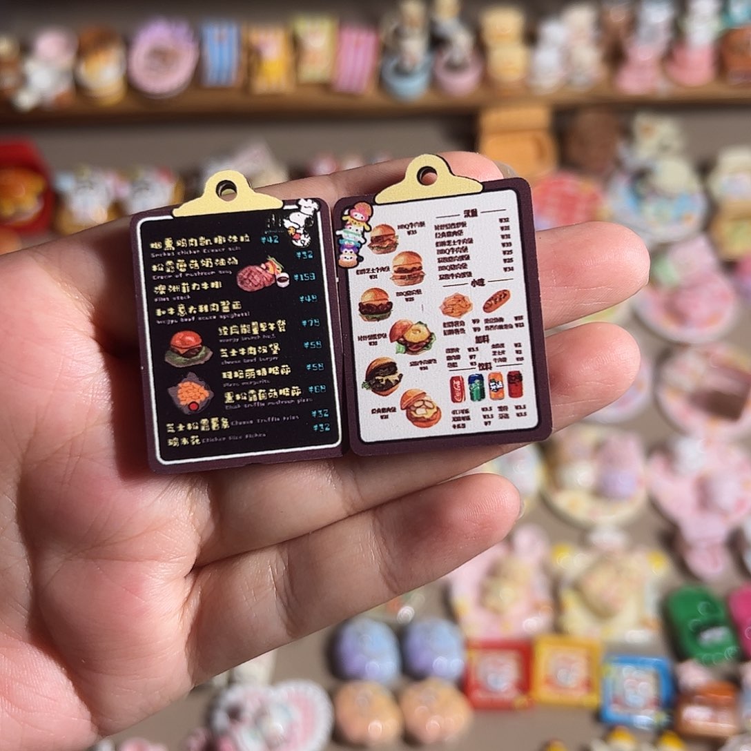 树脂点餐牌4个啦啦啦