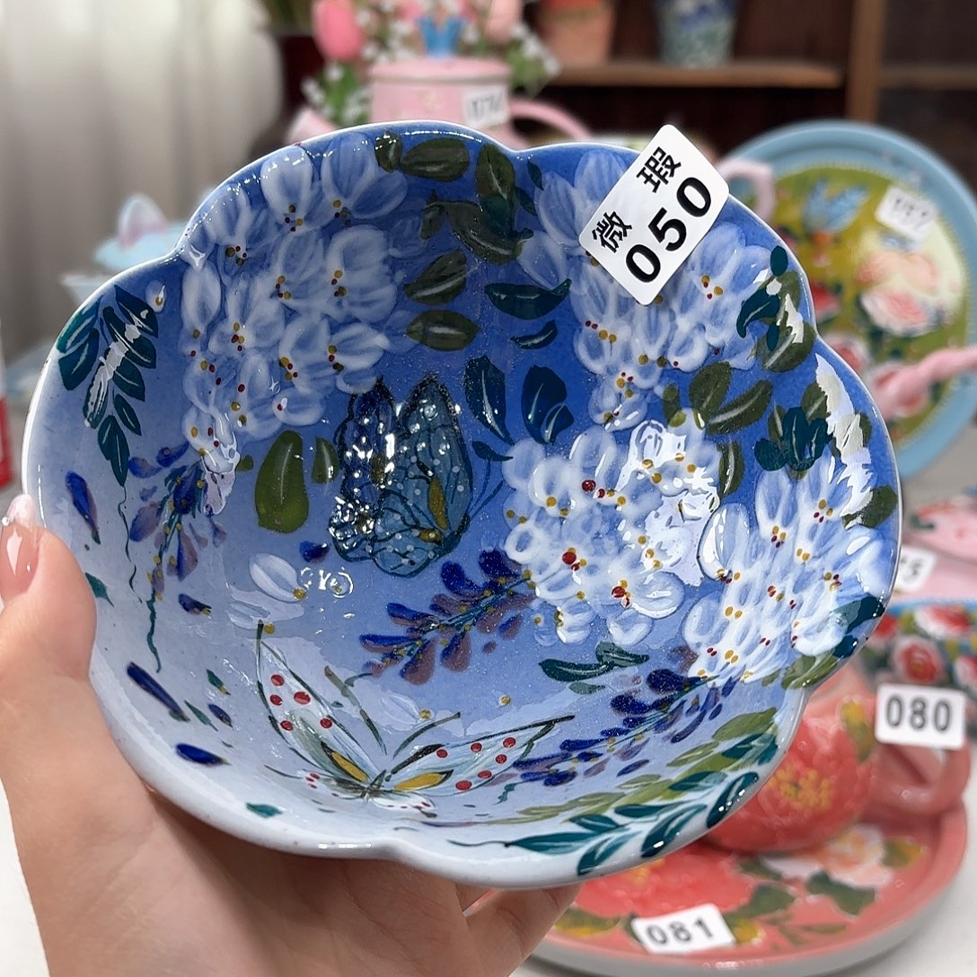 钟***儿景德镇手绘高温釉下彩陶瓷茶具
