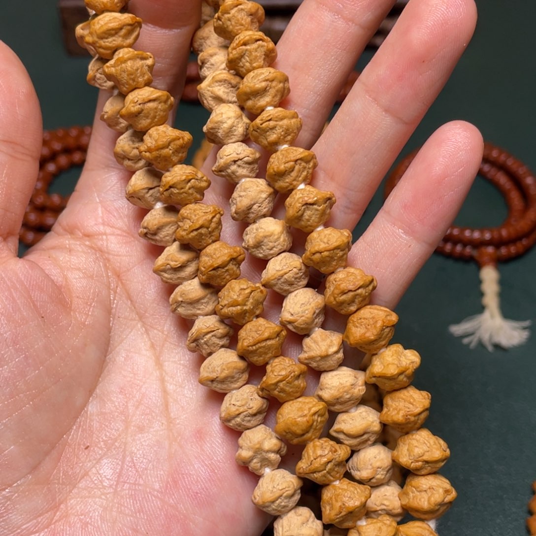 吊坠柏香籽/百香籽脸谱手持