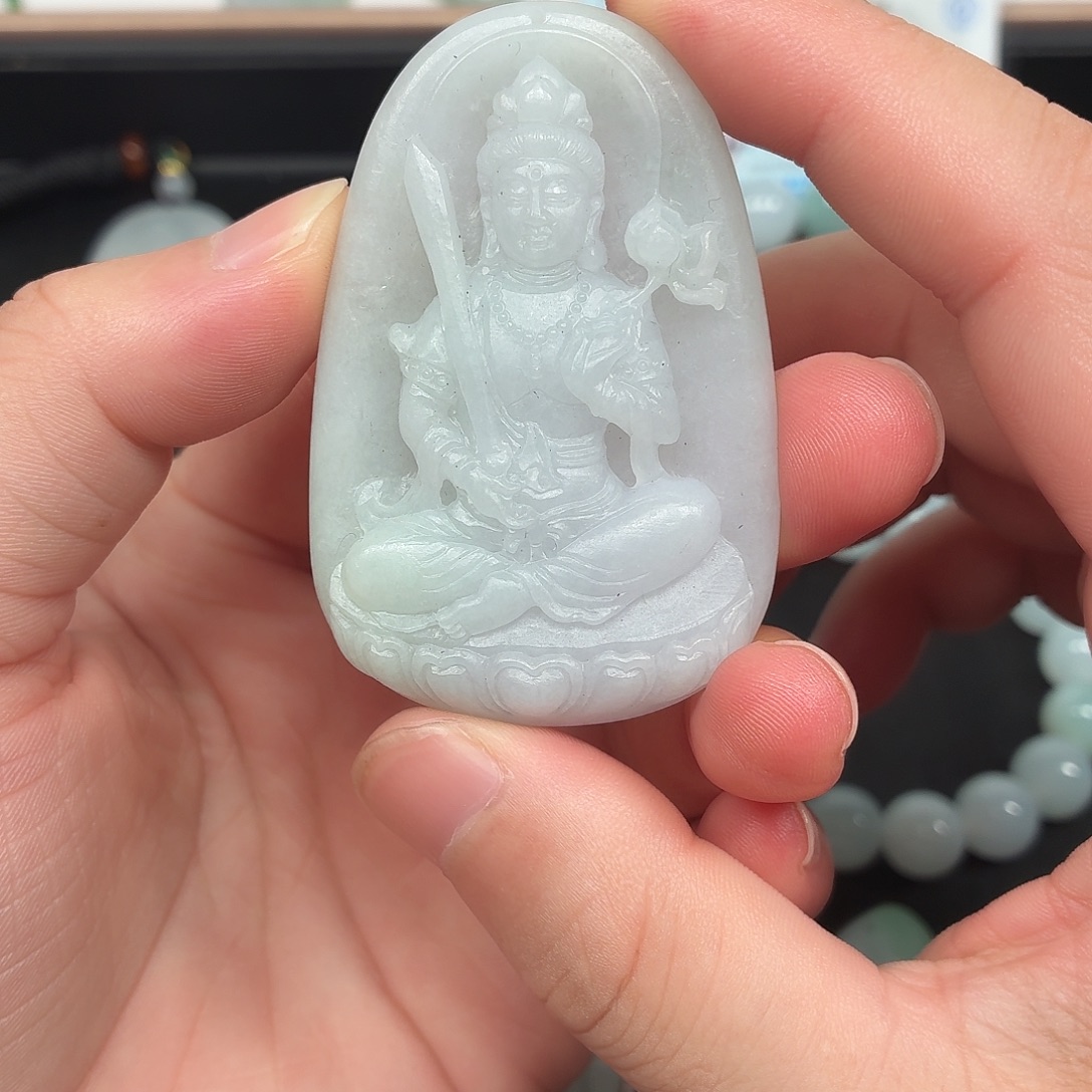 未镶嵌定制翡翠虚空藏