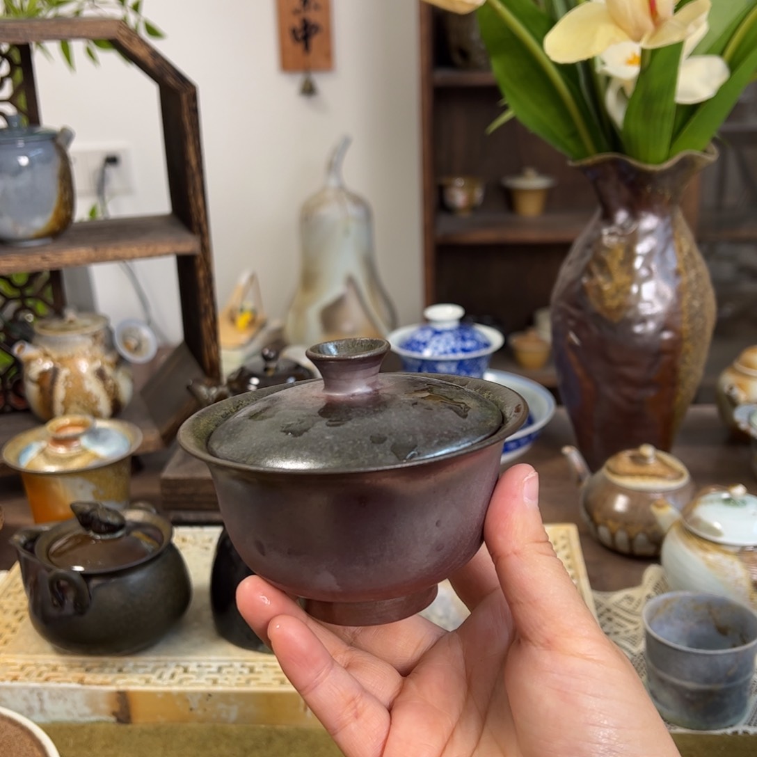 乌金元宝精品盖碗