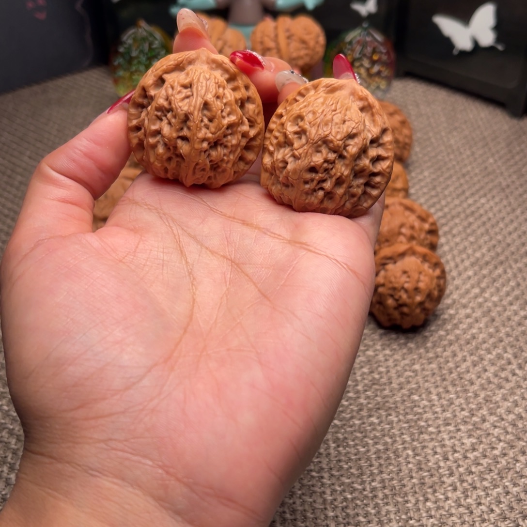 把件文玩核桃40全品佛肚