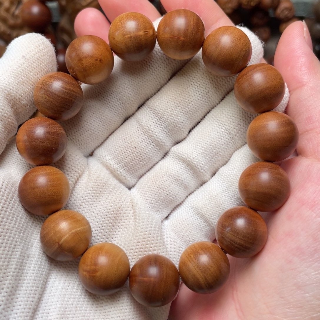 檀香木手串/手链迈索尔老山檀15微瑕福利
