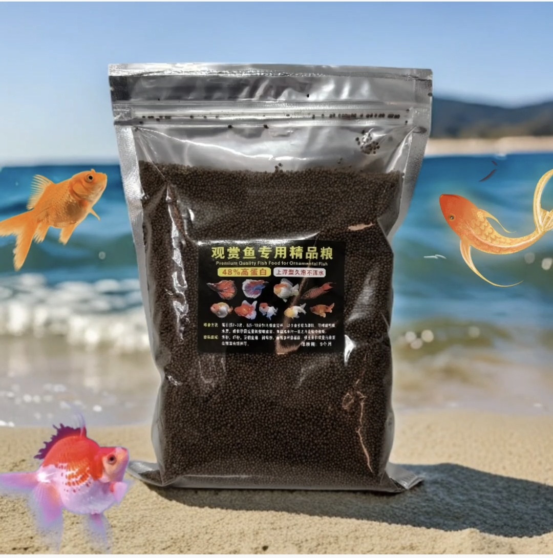 【主播推荐】观赏鱼专用饲料观赏鱼淡水鱼通用饲料 增体增肥增艳