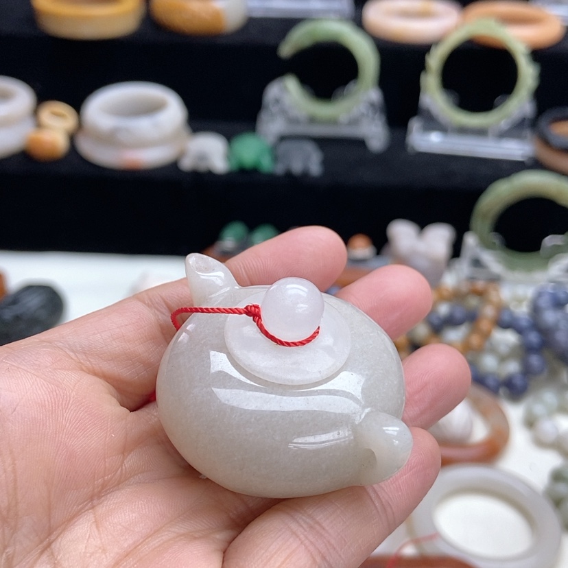 【闪购商品】石英质玉手镯60未镶嵌瑞*