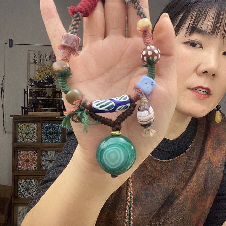 玛瑙/玉髓项链未镶嵌项链