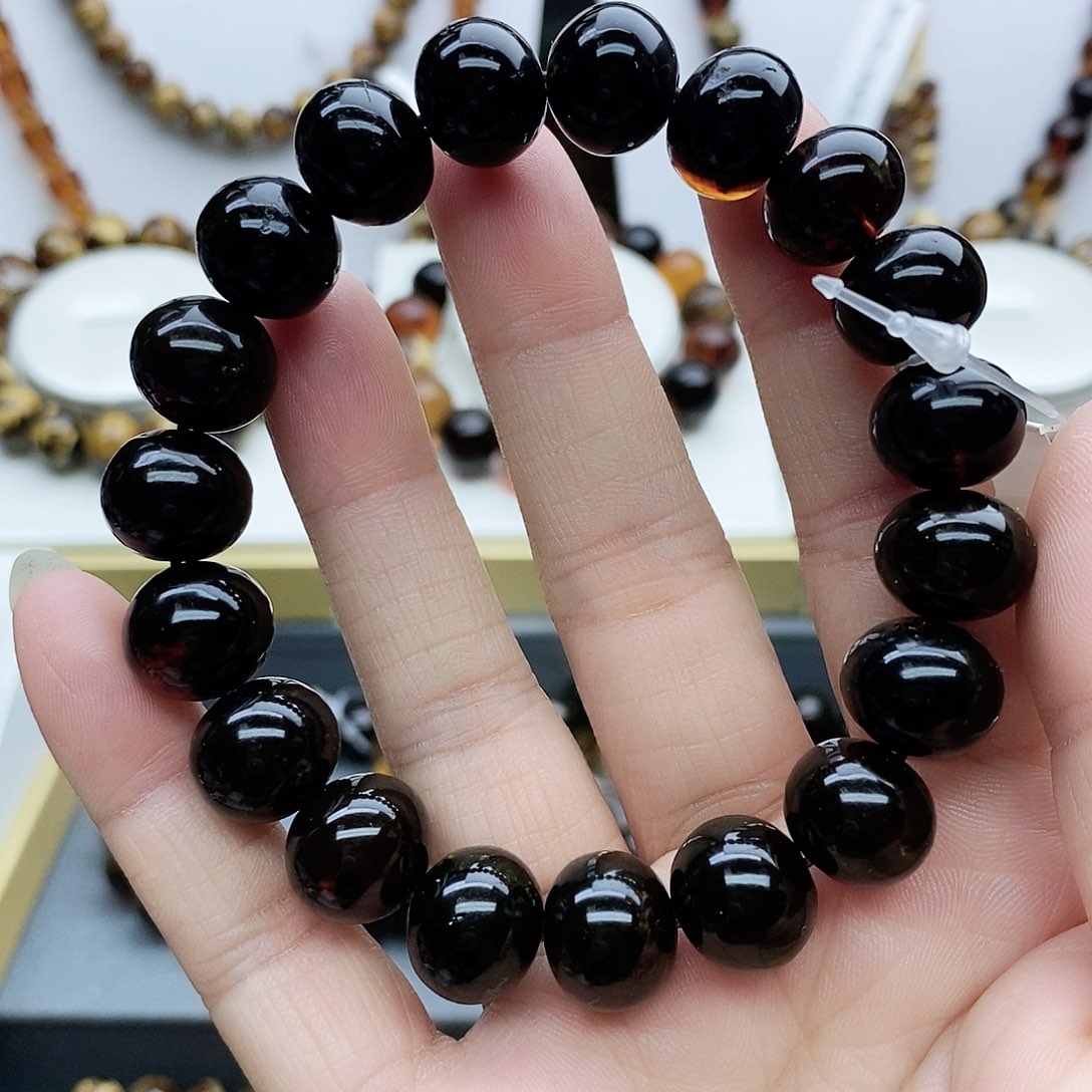 琥珀手链未镶嵌琥珀12