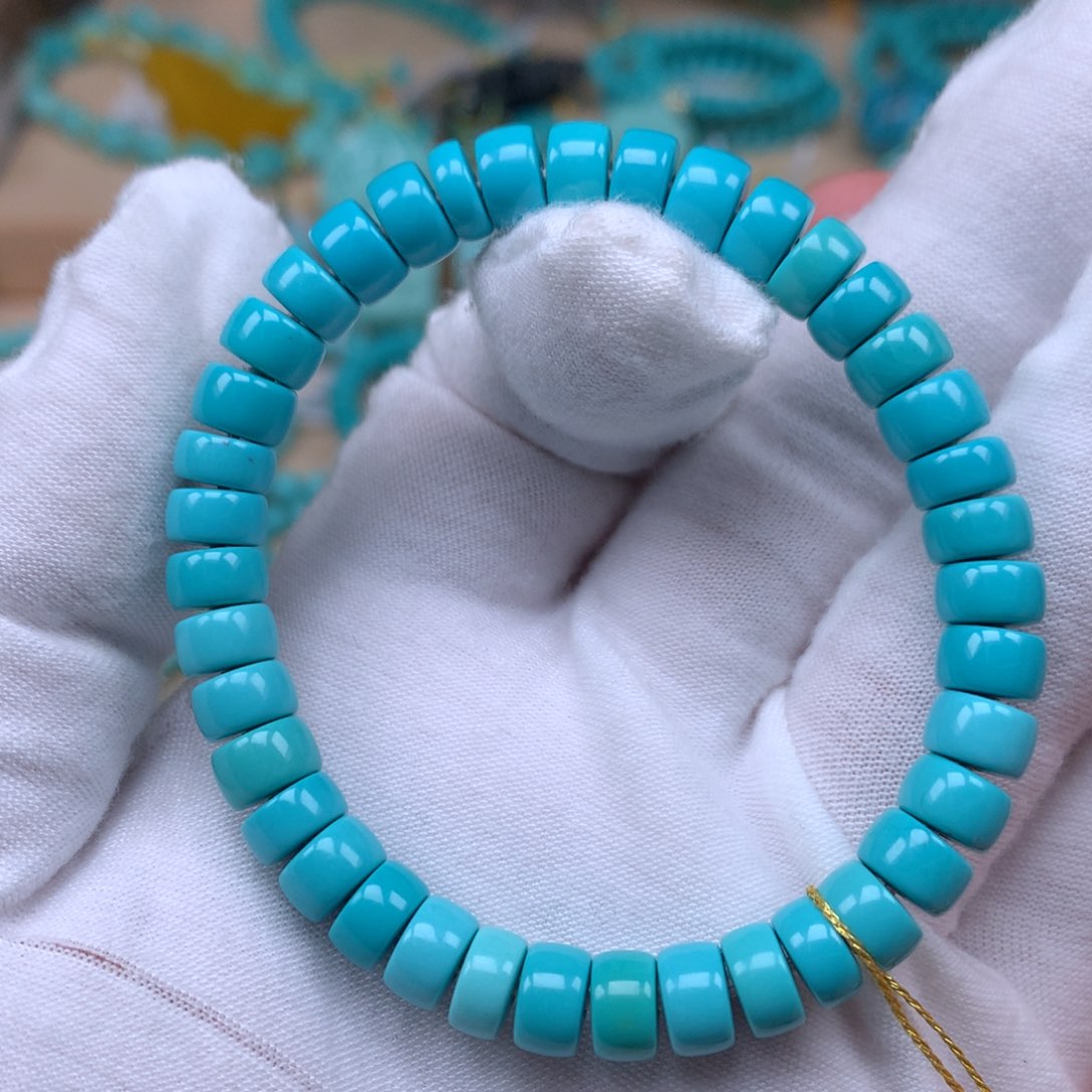 绿松石精品直切未镶嵌