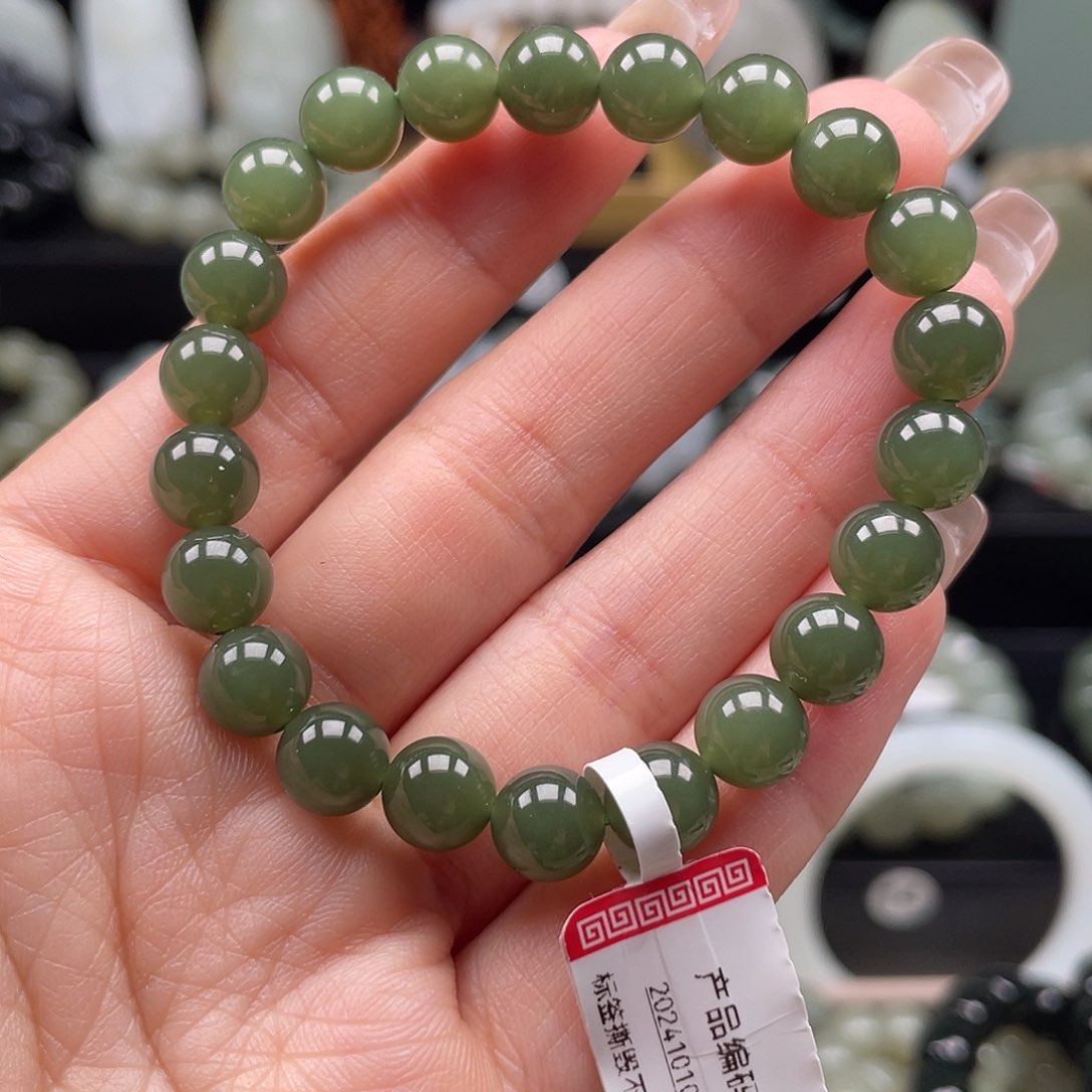 和田玉手串未镶嵌