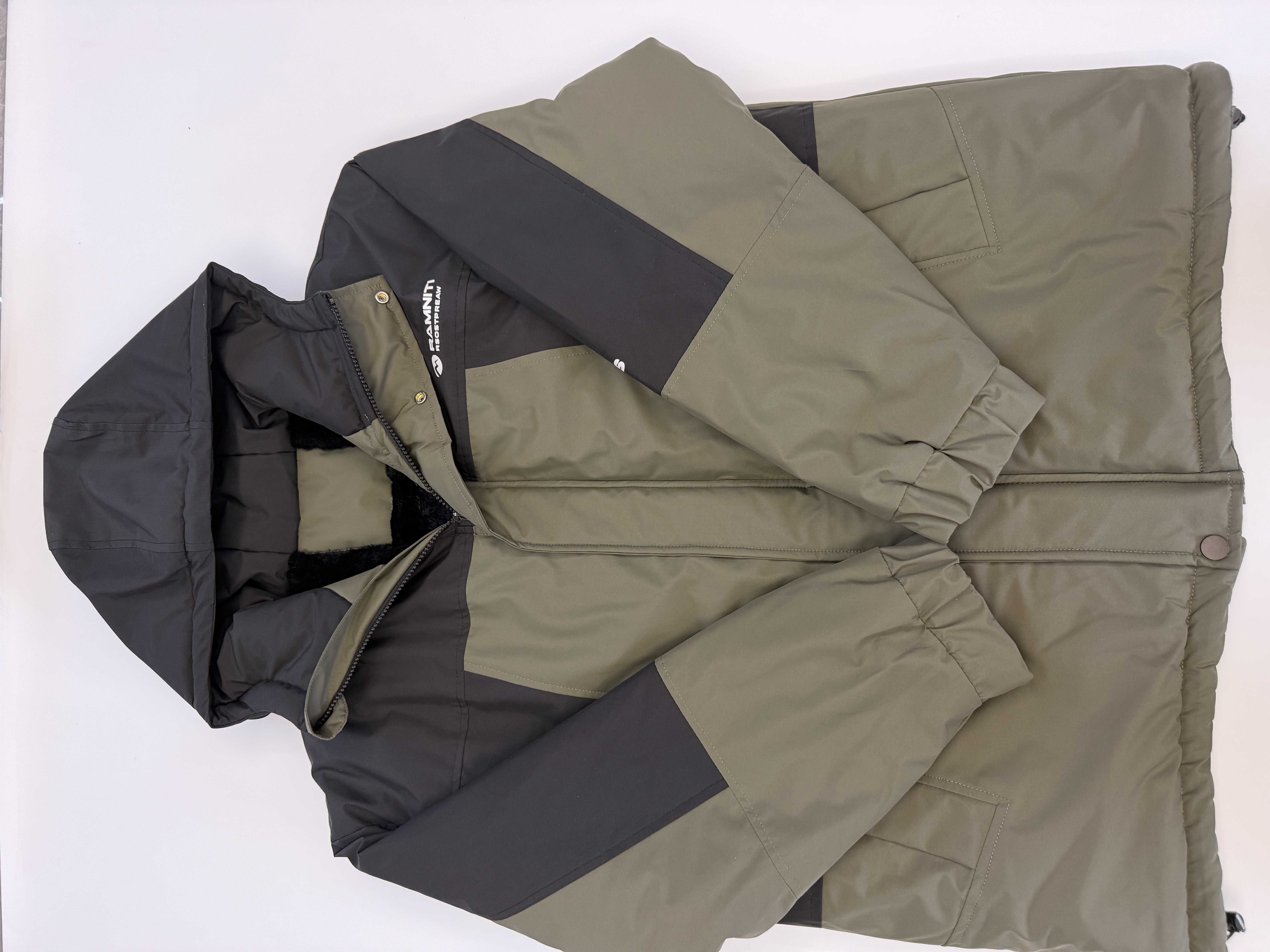 青少年冬季工装棉服连帽棉衣宽松加厚设计百搭棉衣外套D25099