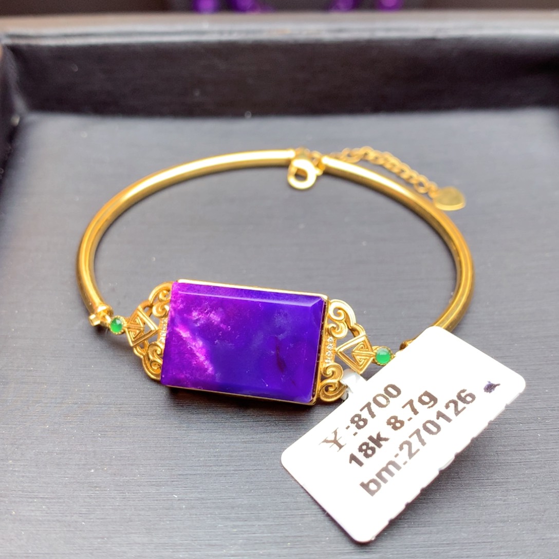 苏纪石（舒俱来）手牌18K金镶嵌