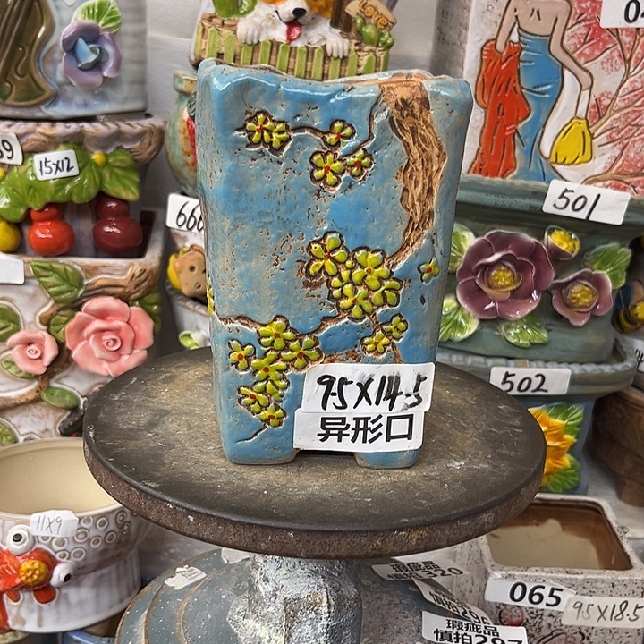 粗陶材质多肉花盆