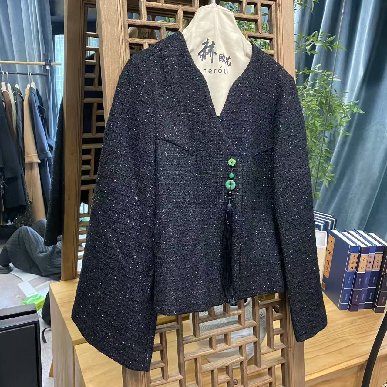 KK定制-吉祥玉佩短外套226615