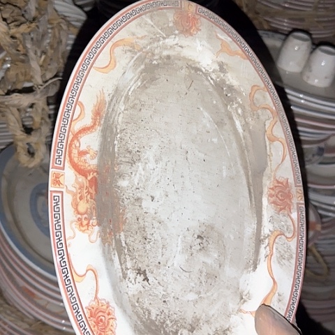 瓷片国营厂库存微瑕30cm