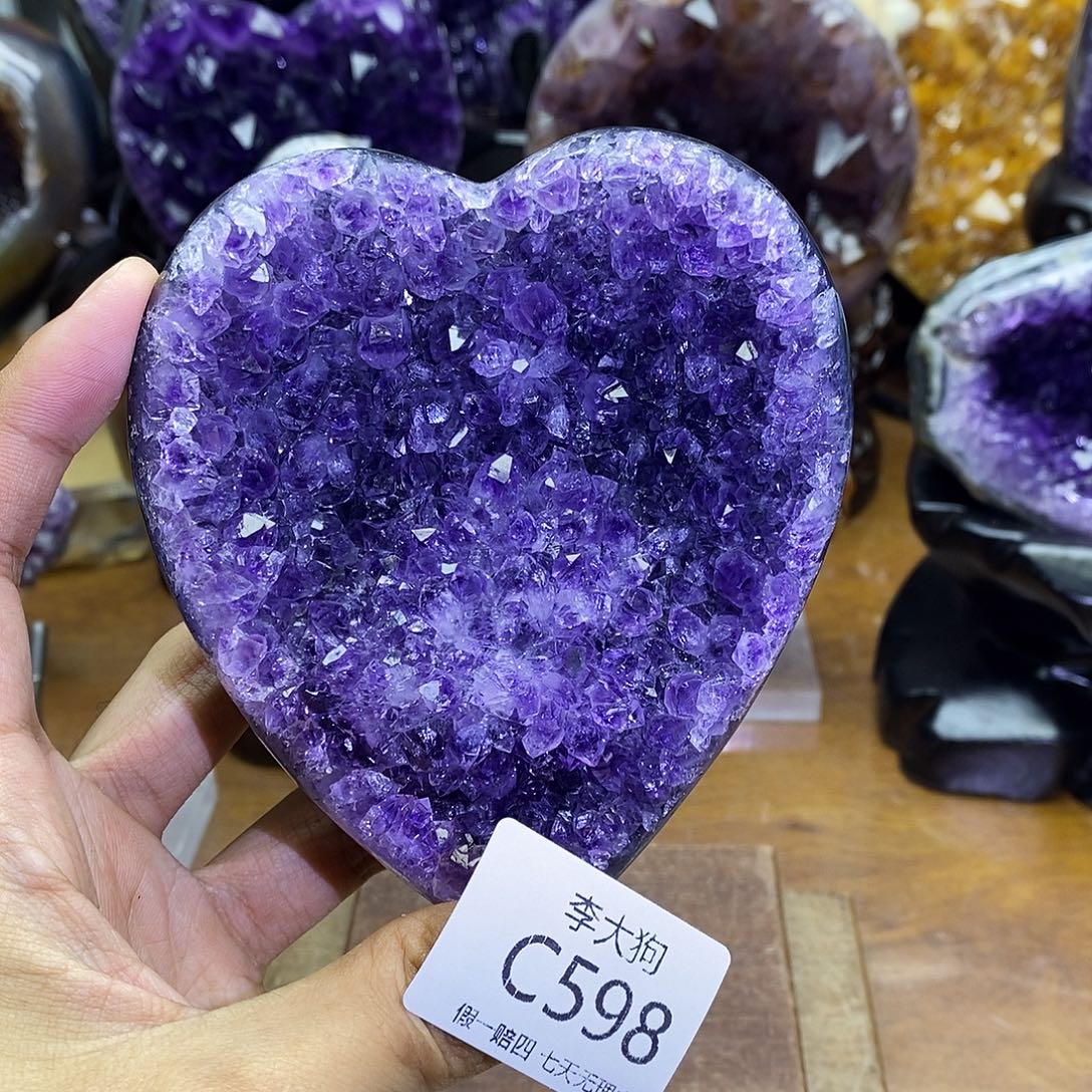 未镶嵌紫晶大型摆件（非配饰）